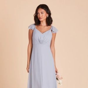 Birdy Grey - Kae Dress, Chiffon Dusty Blue